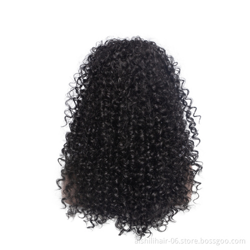 Aishili headband wig  wholesale synthetic fiber body wave wig headband black headband wigs for black women
